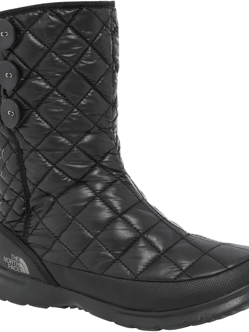 The North Face Womens Quilted black Thermoball Button-Up Boots size 9 New